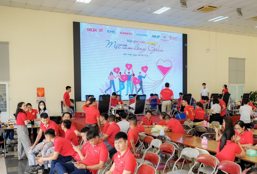 GELEX tổ chức chương trình Hiến máu tình nguyện tại tỉnh Bắc Ninh